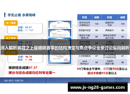 深入解析英冠之上是哪级赛事的结构演变与焦点争议全景讨论纵向剖析 深入解析英冠之上是哪级赛事的结构演变与焦点争议全景讨论纵向剖析